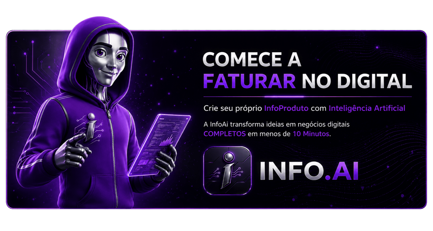 Comece a faturar no digital com InfoAI